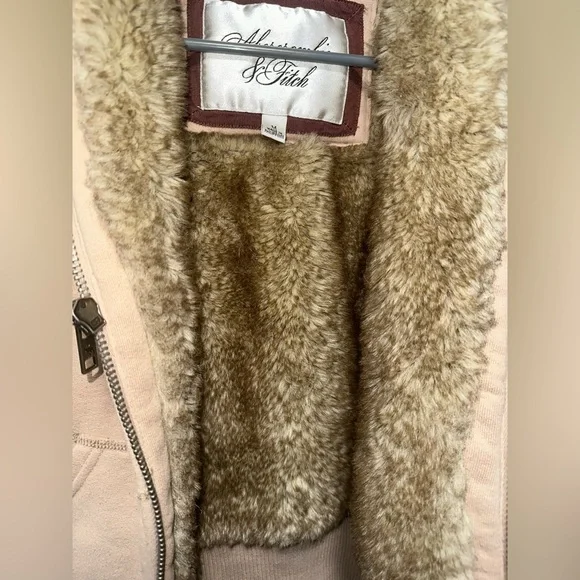 Abercrombie & Fitch Tan Fleece Jacket - Picture 3 of 8